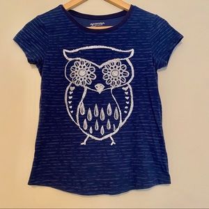 Arizona Jean Co t-shirt navy and silver owl 14